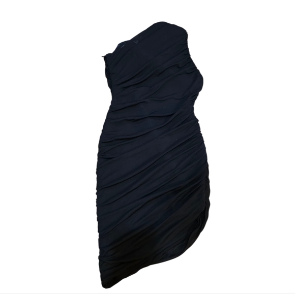 ELLIATT POSEY ONE SHOULDER DRESS BLACK M - Picture 3 of 8